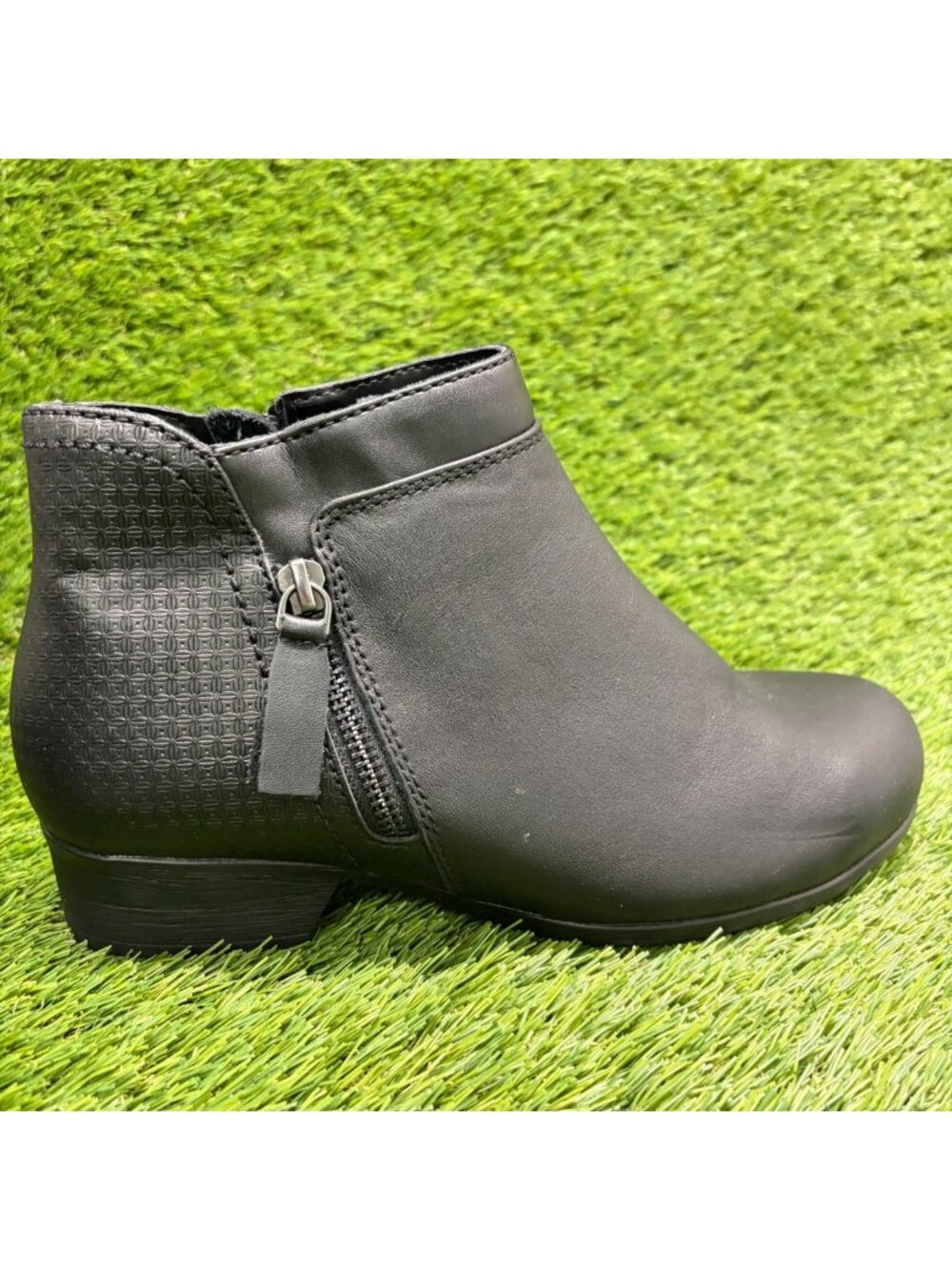 Rockport Carly Womens Size 8.5 Black Leather Composite Toe Safety Work Boots
